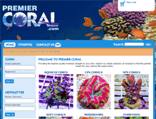 Tablet Screenshot of premiercoral.com